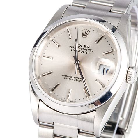 Rolex Datejust Stainless Steel Watch 16200 